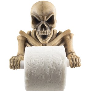 skeleton toilet holder
